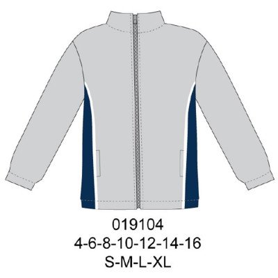 Molde de Sudadera polar, con corte en delantero y espalda, | 019104 Molde de Sudadera polar, con corte en delantero y espalda, | 019104