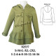 Molde de Sudadera militar niña | 02537 Molde de Sudadera militar niña | 02537