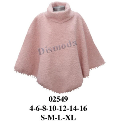 Molde de Poncho con cuello | 02549