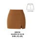 Molde de Falda short con abertura en costado y rebeca | 026152 Molde de Falda short con abertura en costado y rebeca | 026152