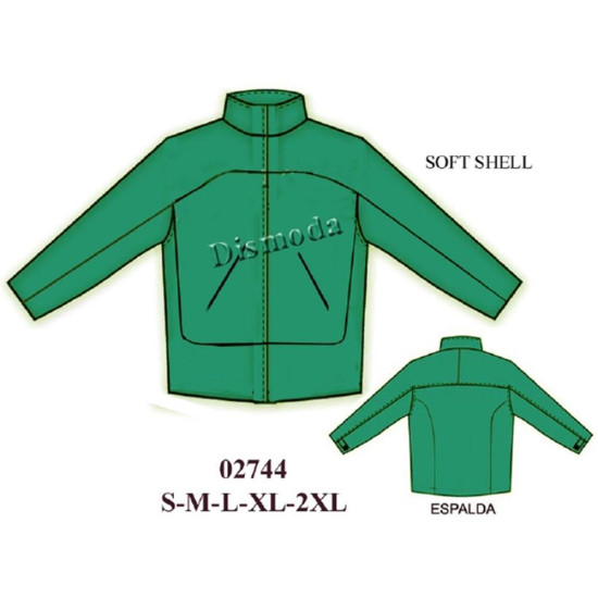Molde de Chaqueta softshell | 02744