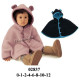 Molde de Poncho con gorro y orejas | 02837