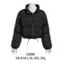 Molde de Parka dama corta con cuello y acolchada | 02896