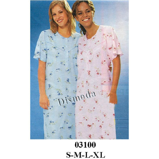 Molde de Camisa de dormir con canesú en delantero | 03100
