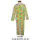 Molde de Pijama niña con canesú y escote redondo | 03120 Molde de Pijama niña con canesú y escote redondo | 03120