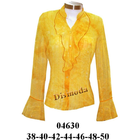 Molde de Blusa cuello mao con fruncido en delantero | 04630