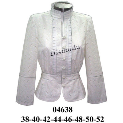 Molde de Blusa cuello mao con corte al talle y plisados | 04638