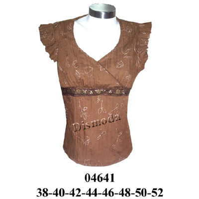 Molde de Blusa cruzada con corte bajo busto | 04641 Molde de Blusa cruzada con corte bajo busto | 04641