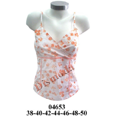 Molde de Blusa cruzada con cordones corte bajo busto | 04653 Molde de Blusa cruzada con cordones corte bajo busto | 04653