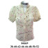 Molde de Blusa cuello mao con corte bajo busto, aplicaciones de pasamanería en delantero | 04669