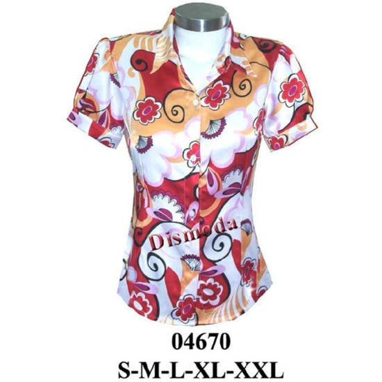 Molde de Blusa camisera manga campana | 04670