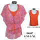 Molde de Blusa manga kimono con peto interior | 04687