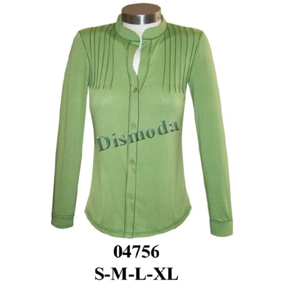 Molde de Blusa cuello mao con alforzas | 04756