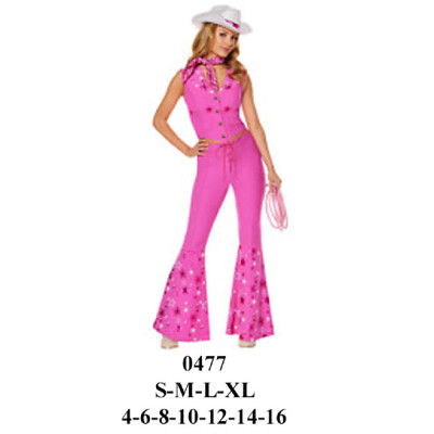 Molde de disfraz de barbie, pantalón, chaleco y pañuelo | 0477 Molde de disfraz de barbie, pantalón, chaleco y pañuelo | 0477