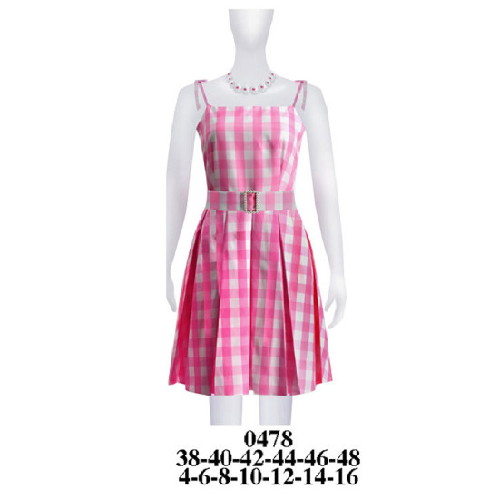 Molde de disfraz de vestido barbie | 0478