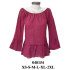 Molde de Blusa con elástico en escote y manga | 048154