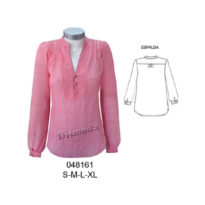 Molde de Blusa cuello mao | 048161
