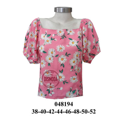Molde de Blusa raglan manga abuchada | 048194 Molde de Blusa raglan manga abuchada | 048194