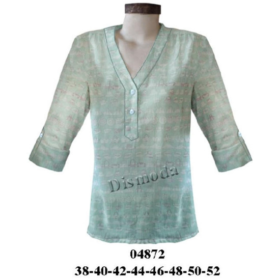 Molde de Blusa escote v | 04872