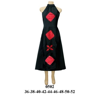 Molde de Vestido halter de mapuche, corte al talle | 0502