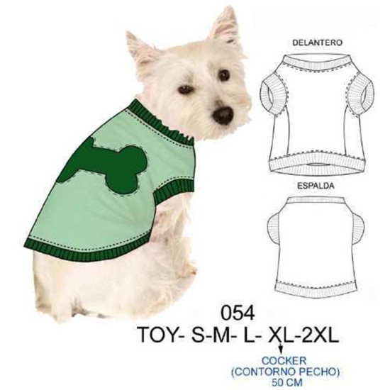 Molde de Camiseta de perro 054 | CAPA-054