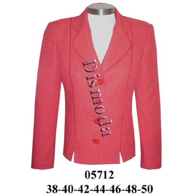 Molde de Blazer con corte, solapa y cuello redondo | 05712 Molde de Blazer con corte, solapa y cuello redondo | 05712