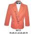 Molde de Blazer sin forro con corte en delantero manga 3/4 | 05713