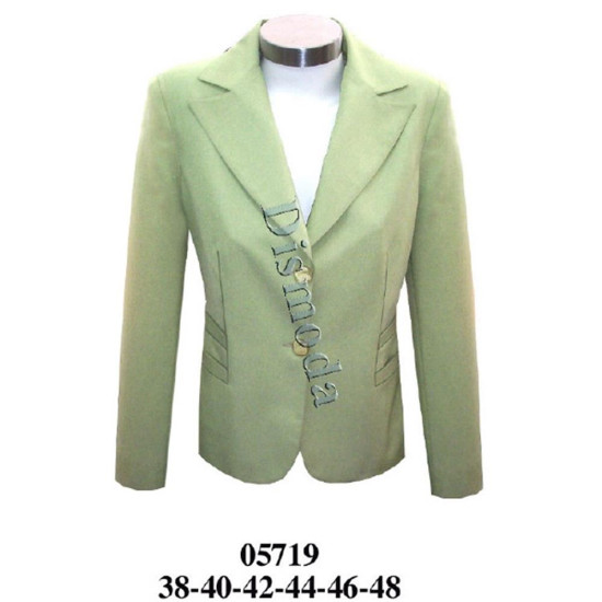 Molde de Blazer 2 botones con costadillo y bolsillo de vivos | 05719 Molde de Blazer 2 botones con costadillo y bolsillo de vivos | 05719