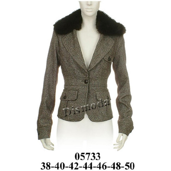 Molde de Chaqueta militar con cuello de piel | 05733 Molde de Chaqueta militar con cuello de piel | 05733