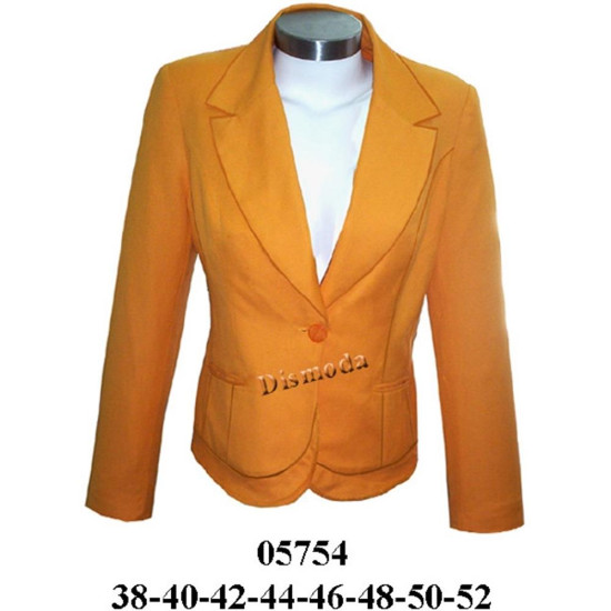 Molde de Blazer un botón con fruncido en delantero y espalda | 05754
