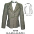 Molde de Blazer entallado con corte en delantero y espalda bolsillos de parche | 05758