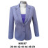 Molde de Blazer con solapa con muesca, manga larga, cierre frontal de dos botones y bolsillo | 058107