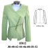 Molde de Blazer cruzado con cordones | 05812