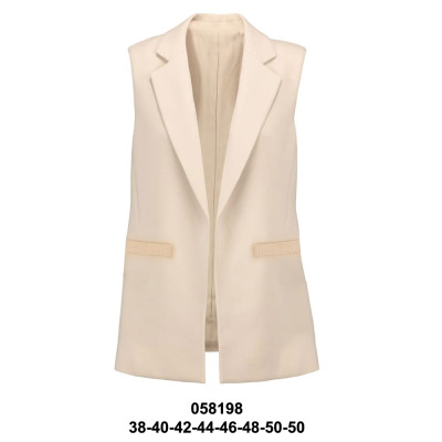 Molde de blazer sin mangas con forro | 058198 Molde de blazer sin mangas con forro | 058198