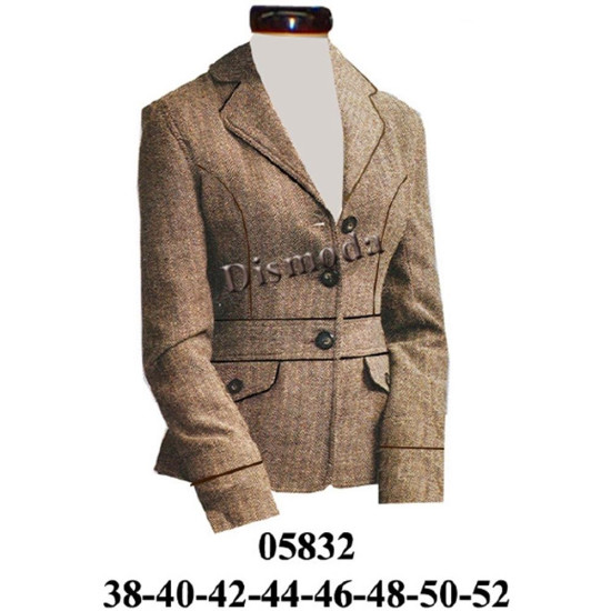Molde de Blazer con corte en cintura | 05832