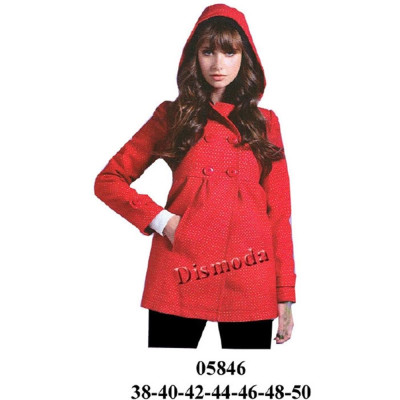 Molde de Blazer con gorro, corte princesa y al talle | 05846 Molde de Blazer con gorro, corte princesa y al talle | 05846