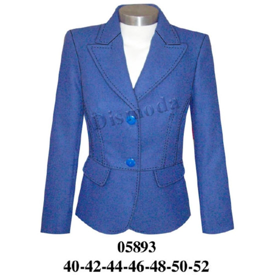 Molde de Blazer con corte al talle | 05893 Molde de Blazer con corte al talle | 05893