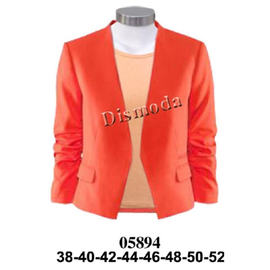 Molde de Blazer con cuello incluido en el delantero | 05894