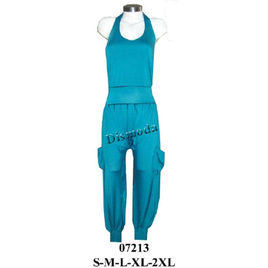 Molde de Entero halter pantalón bombacho | 07213