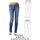 Molde de Pantalón leggins | 07227 Molde de Pantalón leggins | 07227