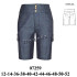 Molde de Short cargo de largo medio con pretina y pasadores, bragueta frontal, bolsillos de bolsa delanteros, bolsillos laterales tipo cargo con tapa y falsos bolsillos traseros | 07259