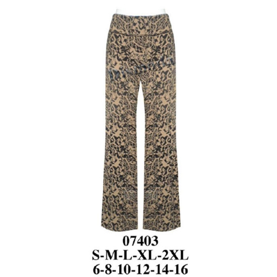 Molde de Leggins con pretina alta | 07403