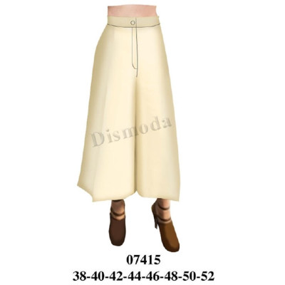 Molde de Pantalón culotte | 07415 Molde de Pantalón culotte | 07415