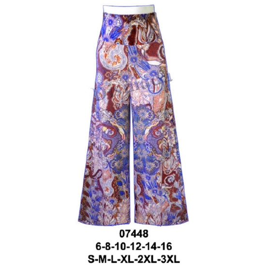 Molde de Pantalón torero palazzo | 07448 Molde de Pantalón torero palazzo | 07448