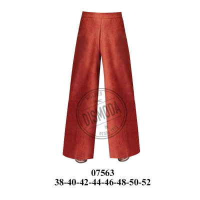 Molde de Pantalón dama ancho | 07563