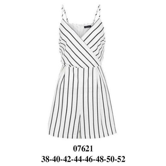 Molde de Jumpsuit dama delantero cruzado | 07621