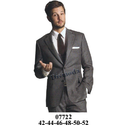 Molde de Chaqueta de traje 2 botones, con abertura en costados | 07722