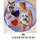 Molde de Conjunto de niño camiseta y calzoncillo corto | 08