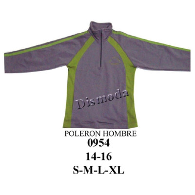 Molde de Sudadera manga raglan medio cierre y cortes | 0954