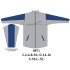 Molde de Sudadera polar con corte en delantero y mangas | 0971